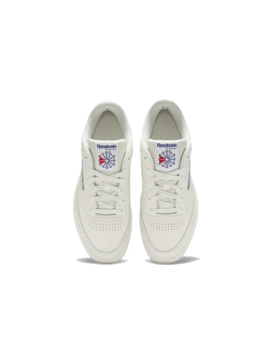 Кроссовки Reebok Club C 85 'Chalk Classic Cobalt White' — изображение 4 из 6, белый