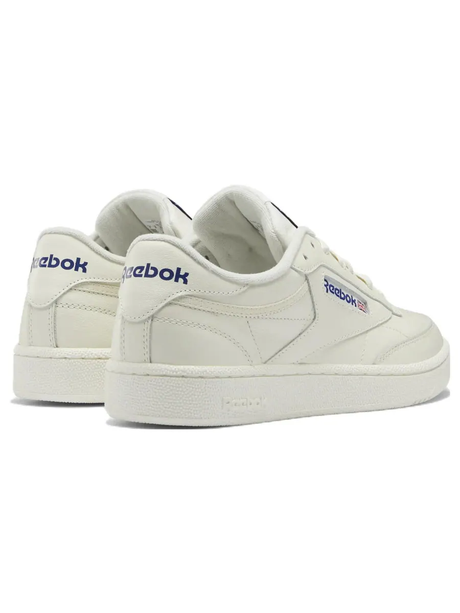 Кроссовки Reebok Club C 85 'Chalk Classic Cobalt White' — изображение 5 из 6, белый