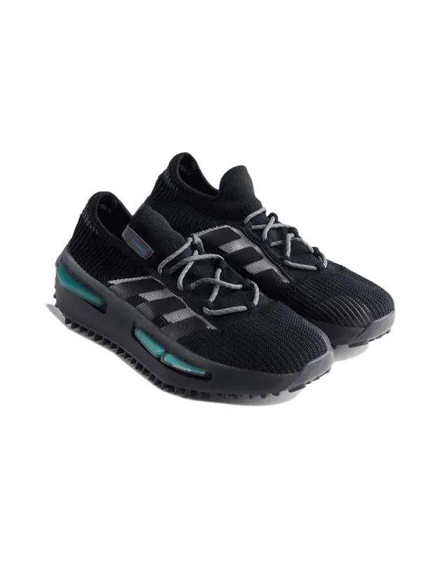 Кроссовки nmd_s1 'black altered blue' Adidas — изображение 2 из 2, черный