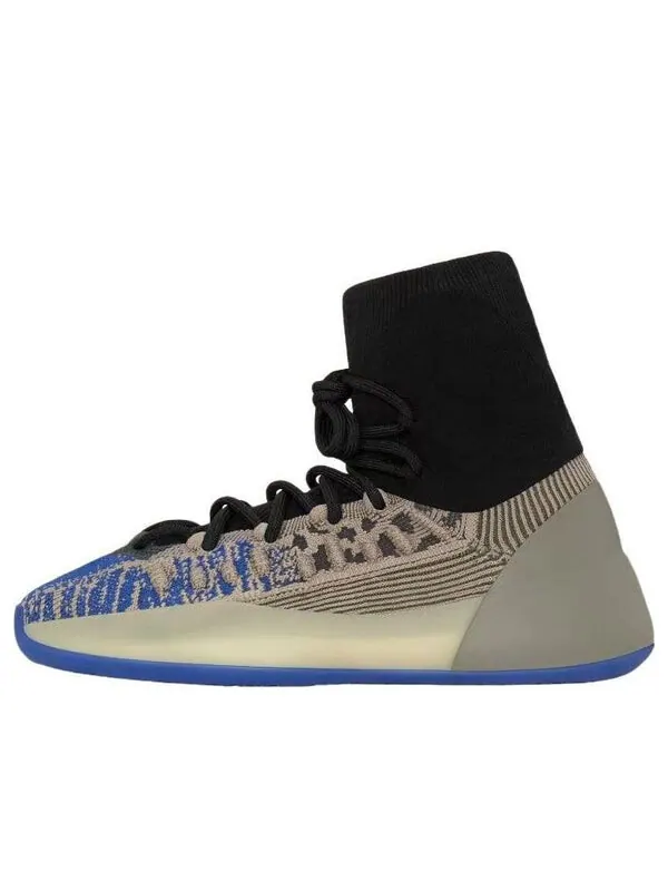 Кроссовки баскетбольные трикотажные Adidas Yeezy — изображение 1 из 4, синий/черный