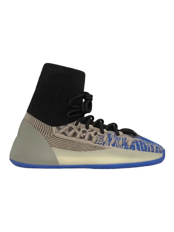 Кроссовки баскетбольные трикотажные Adidas Yeezy — изображение 2 из 4, синий/черный