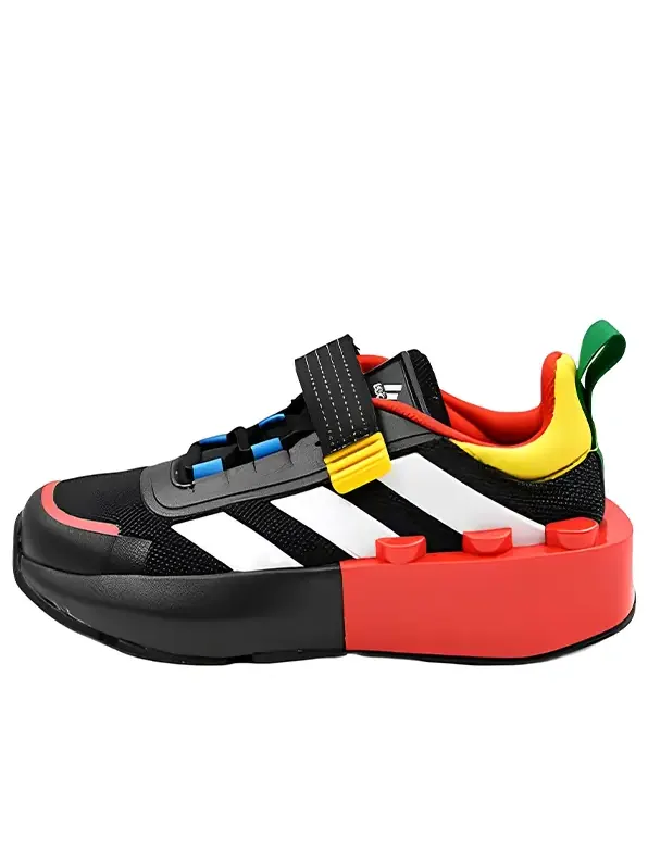 Кроссовки tech runner el x lego Adidas — изображение 1 из 3, черный/белый/красный