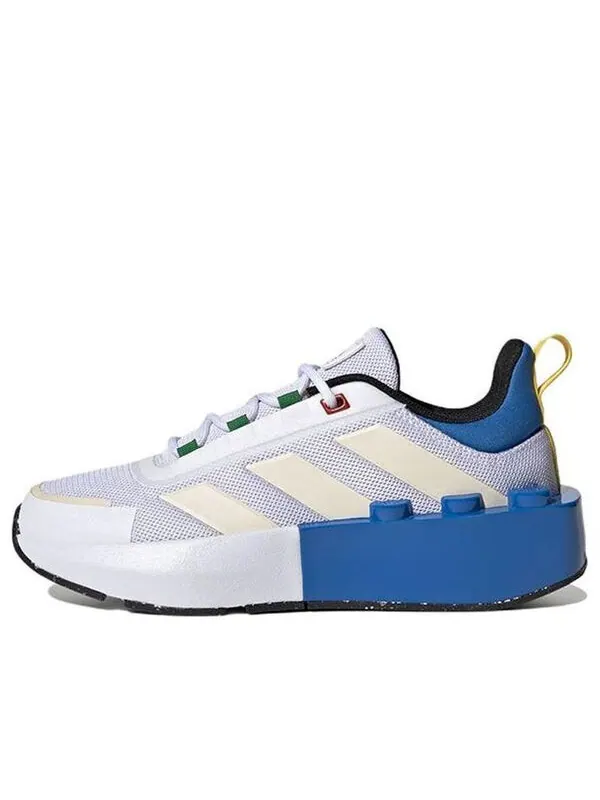 Кроссовки tech runner x lego Adidas — изображение 1 из 4, белый/белый/синий