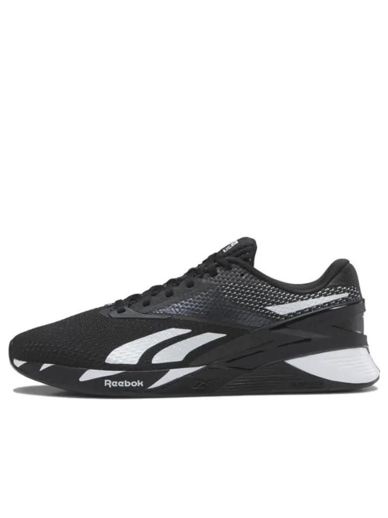 Кроссовки Reebok Nano X3 'Black White' — изображение 1 из 6, черный