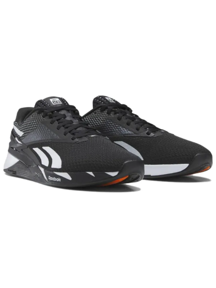 Кроссовки Reebok Nano X3 'Black White' — изображение 4 из 6, черный