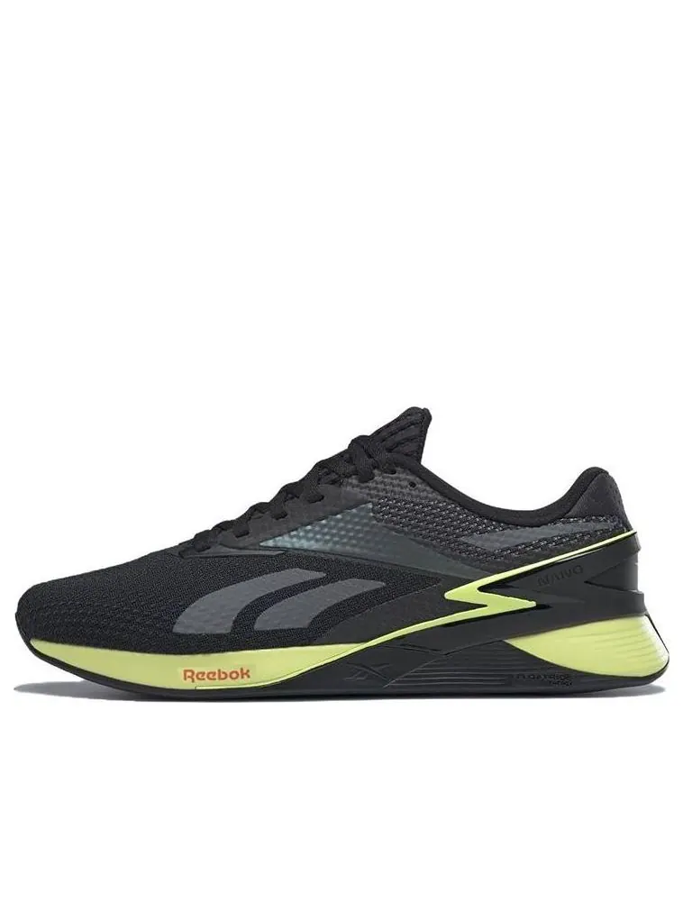 Кроссовки Reebok Nano X3 'Black Energy Glow' — изображение 1 из 6, черный