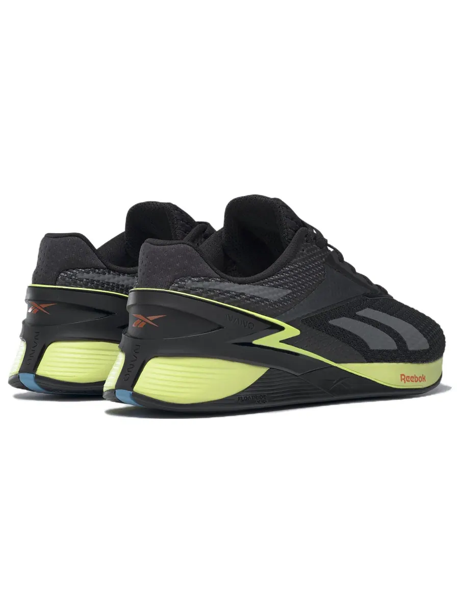 Кроссовки Reebok Nano X3 'Black Energy Glow' — изображение 5 из 6, черный