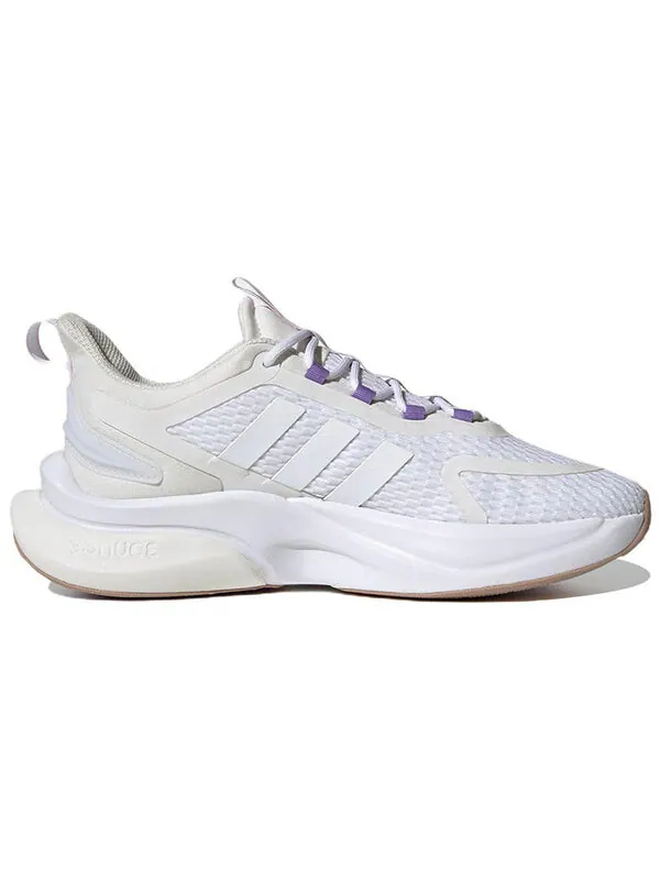 Кроссовки alphabounce Adidas — изображение 2 из 4, белый/фиолетовый