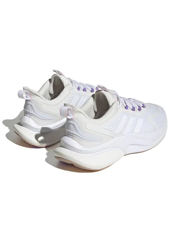 Кроссовки alphabounce Adidas — изображение 4 из 4, белый/фиолетовый