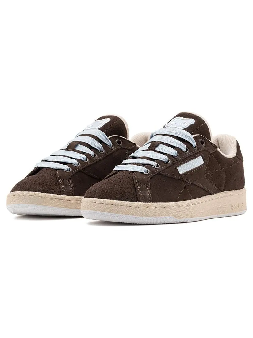 Кроссовки Reebok Club C Grounds x Sneeze 'Earth' — изображение 4 из 6, коричневый