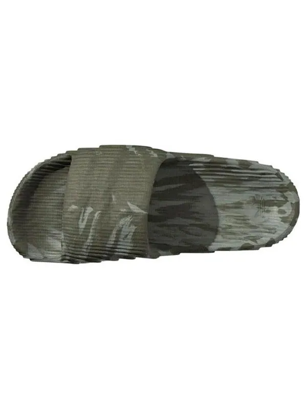 Тапочки adilette 22 slides 'olive strata silver green' Adidas — изображение 4 из 4