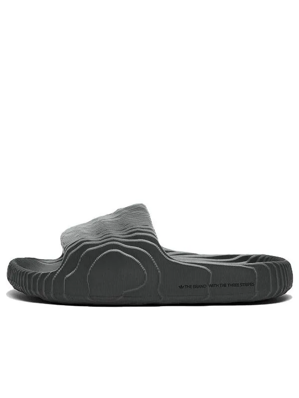 Тапочки adilette 22 slides 'grey' Adidas — изображение 1 из 4, серый