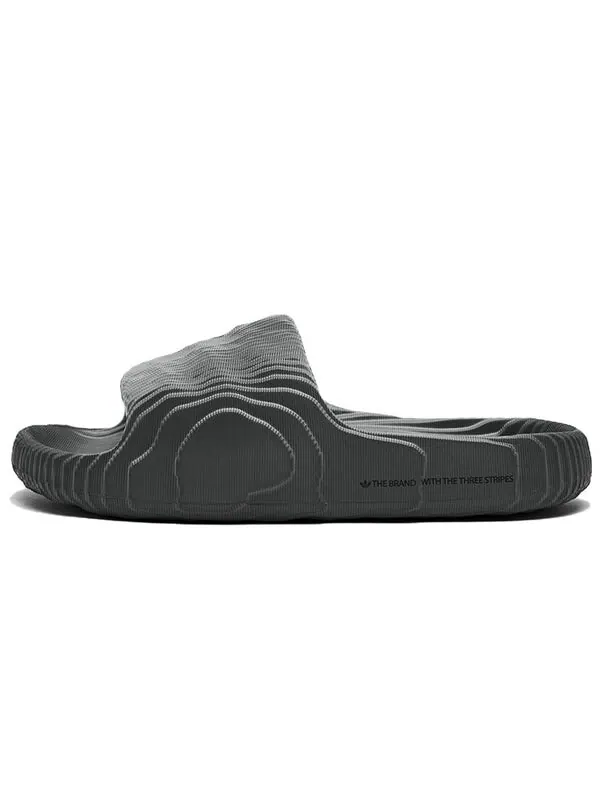 Тапочки adilette 22 slides 'grey' Adidas — изображение 2 из 4, серый