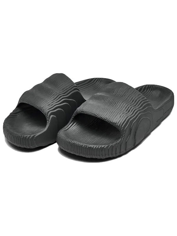 Тапочки adilette 22 slides 'grey' Adidas — изображение 3 из 4, серый