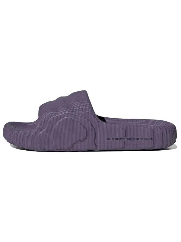 Тапочки adilette 22 слайда Adidas — изображение 2 из 4, фиолетовый