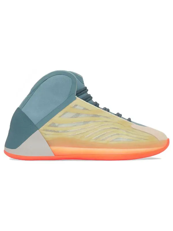 Кроссовки yeezy quantum 'hi-res coral' Adidas — изображение 2 из 4, оранжевый