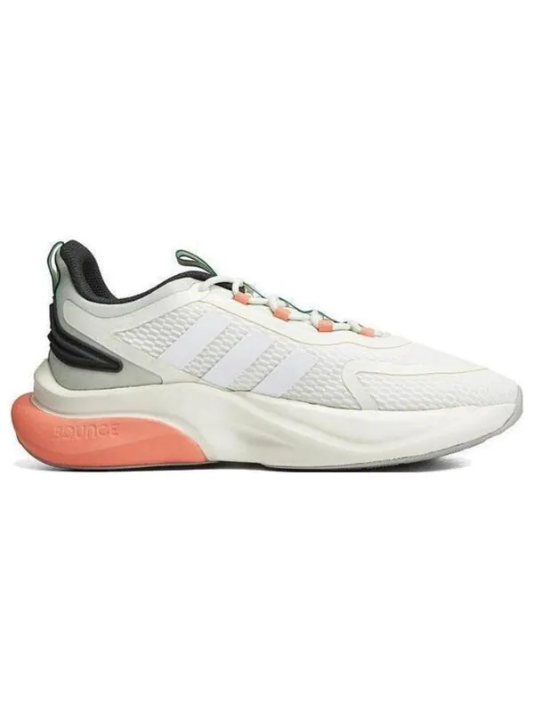 Кроссовки alphabounce устойчивые кроссовки bounce Adidas — изображение 2 из 4, белый/белый/зеленый