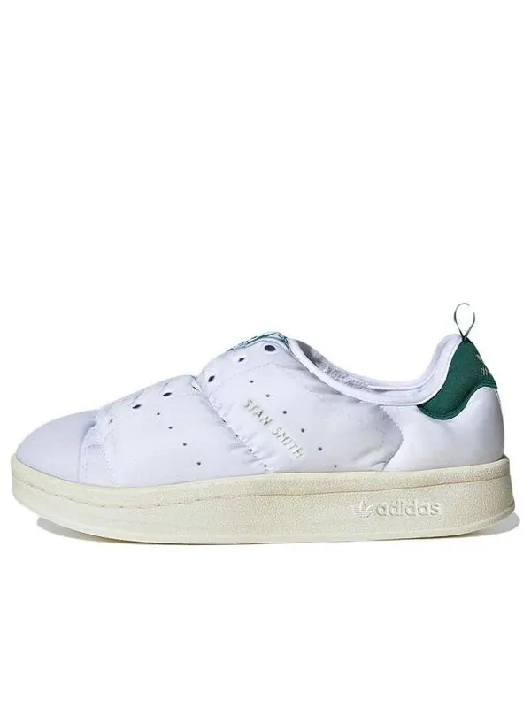 Кроссовки пуффилетт Adidas — изображение 1 из 4, белый/зеленый/золотистый