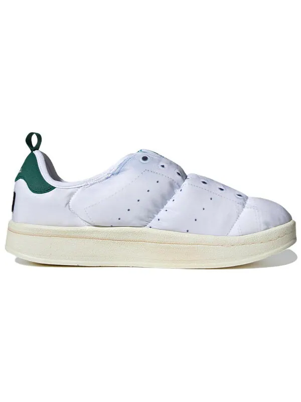 Кроссовки пуффилетт Adidas — изображение 2 из 4, белый/зеленый/золотистый