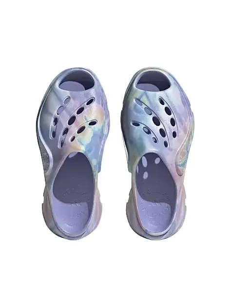 Тапочки от stella mccartney clogs Adidas — изображение 3 из 4, розовый/синий/черный