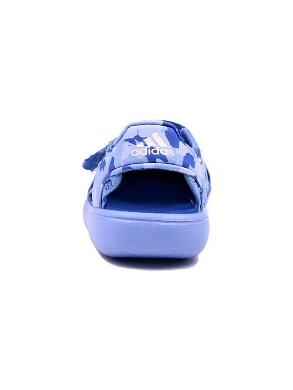 Кроссовки комфорт сандалии камуфляж Adidas — изображение 4 из 4, синий