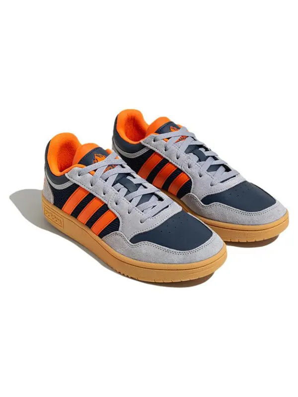 Кроссовки neo hoops 3.0 Adidas — изображение 3 из 4, серый/оранжевый/черный