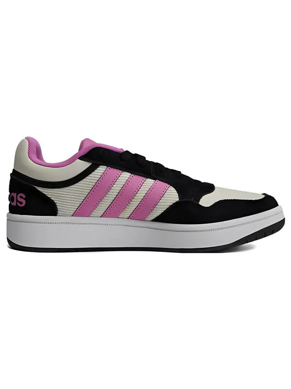 Кроссовки neo hoops 3.0 lifestyle shoes Adidas — изображение 2 из 4, черный/белый/розовый