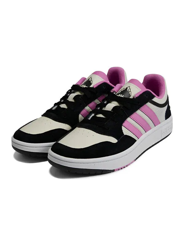 Кроссовки neo hoops 3.0 lifestyle shoes Adidas — изображение 3 из 4, черный/белый/розовый