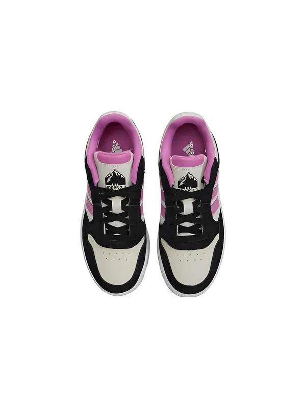 Кроссовки neo hoops 3.0 lifestyle shoes Adidas — изображение 4 из 4, черный/белый/розовый
