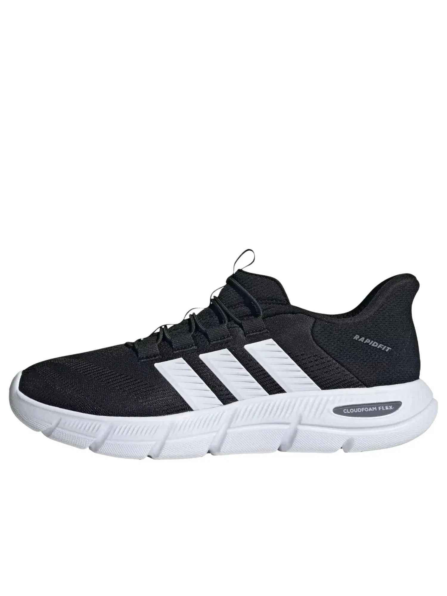 Кроссовки Adidas Cloudfoam Flex Rapidfit 'Core Black Cloud White Grey Three' HP6994 — изображение 1 из 6, черный