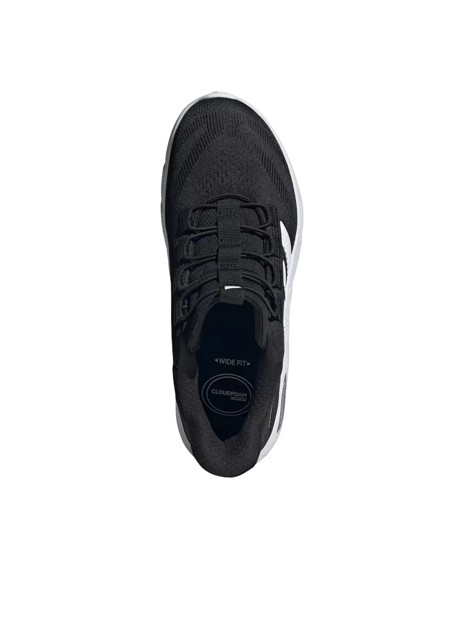 Кроссовки Adidas Cloudfoam Flex Rapidfit 'Core Black Cloud White Grey Three' HP6994 — изображение 3 из 6, черный