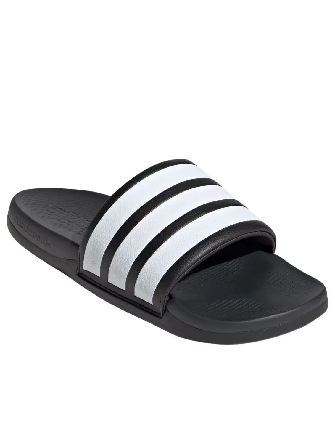 Шлепанцы Adidas Adilette Comfort 2.0 'Black White' HP6999 — изображение 4 из 5, черный