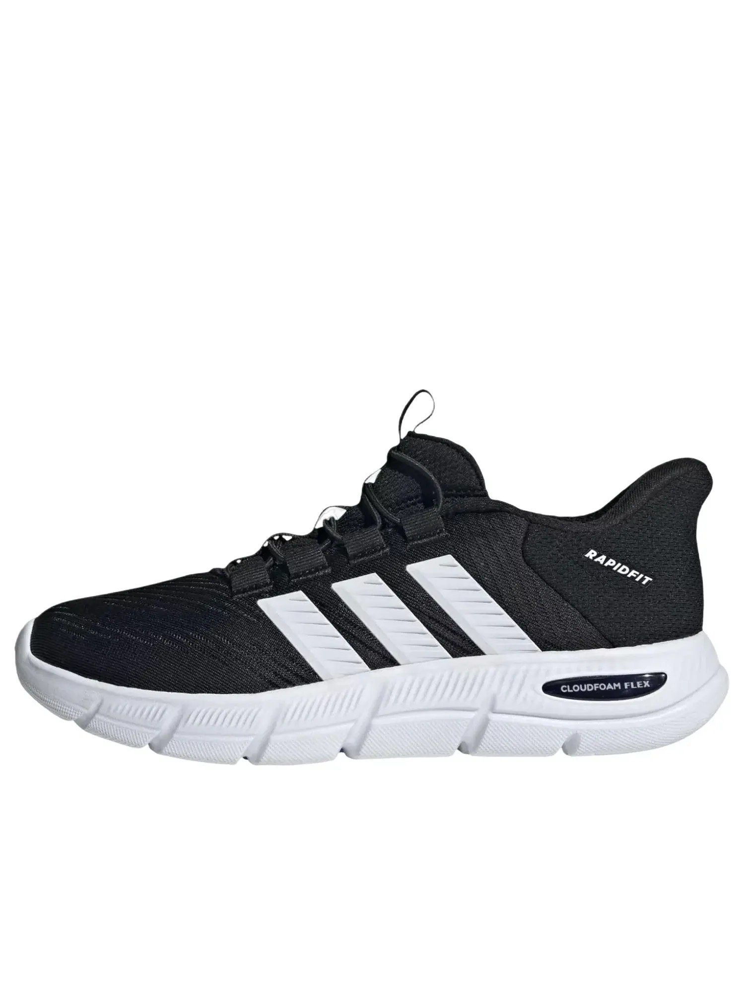 Кроссовки Adidas Cloudfoam Flex Rapidfit 'Core Black Cloud White Silver Metallic' HP7002 — изображение 1 из 6, черный