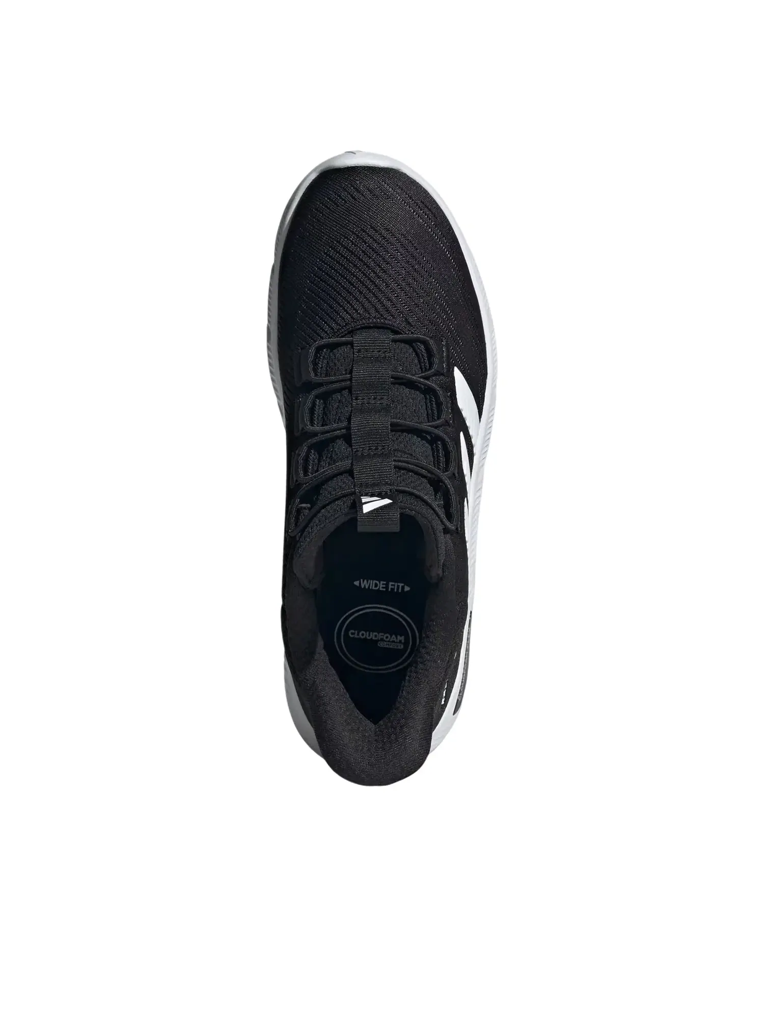Кроссовки Adidas Cloudfoam Flex Rapidfit 'Core Black Cloud White Silver Metallic' HP7002 — изображение 3 из 6, черный