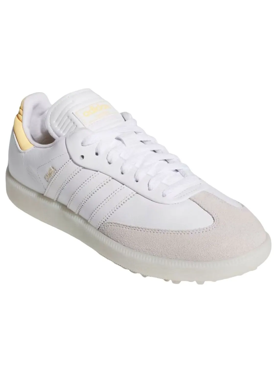 Adidas Samba Spikeless Golf 'White Ice Tangerine' — изображение 4 из 5, белый//белый