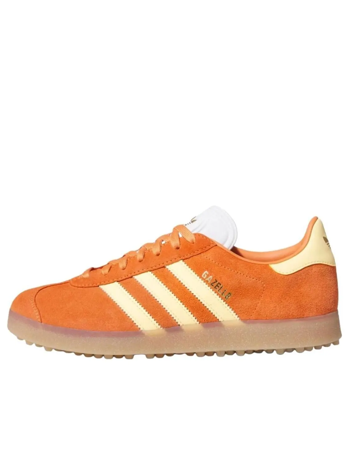 Кроссовки Adidas Gazelle Spikeless Golf 'Dusky Orange Ice Tangerine' — изображение 1 из 2, оранжевый//белый