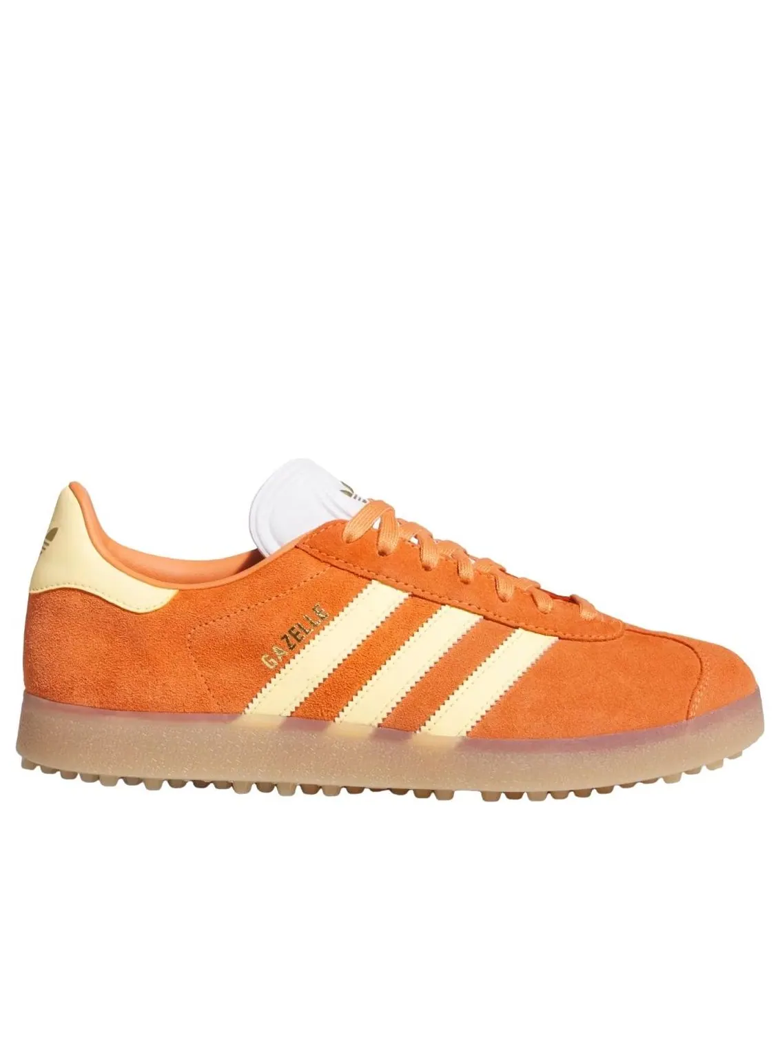 Кроссовки Adidas Gazelle Spikeless Golf 'Dusky Orange Ice Tangerine' — изображение 2 из 2, оранжевый//белый