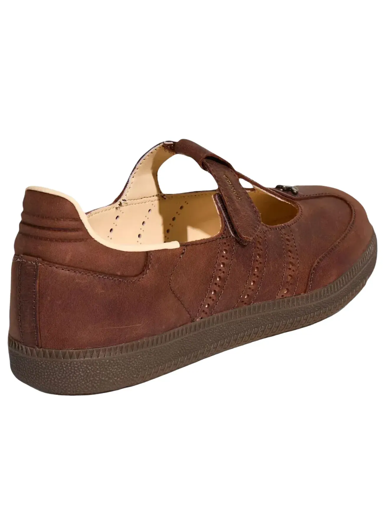 Кроссовки Adidas Samba Jane 'Brown Crystal Sand Gum' HP7130 — изображение 3 из 6, коричневый