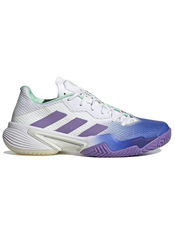 Кроссовки barricade tennis shoes 'white lucid blue' Adidas — изображение 2 из 4, синий/фиолетовый