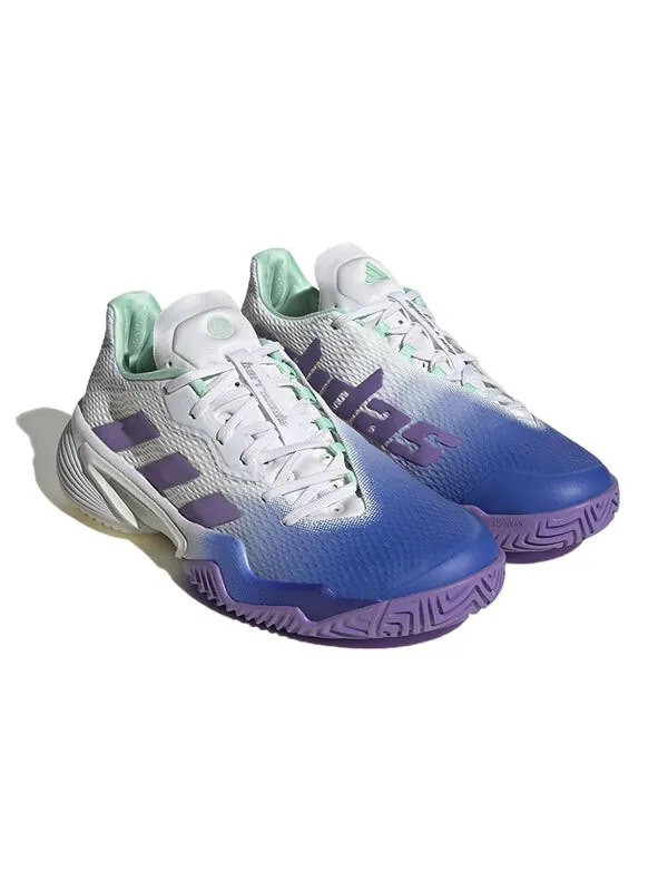 Кроссовки barricade tennis shoes 'white lucid blue' Adidas — изображение 3 из 4, синий/фиолетовый