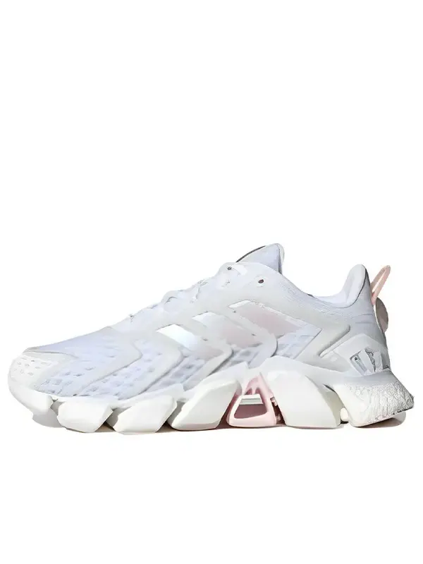 Кроссовки climacool boost Adidas — изображение 1 из 1, белый/розовый