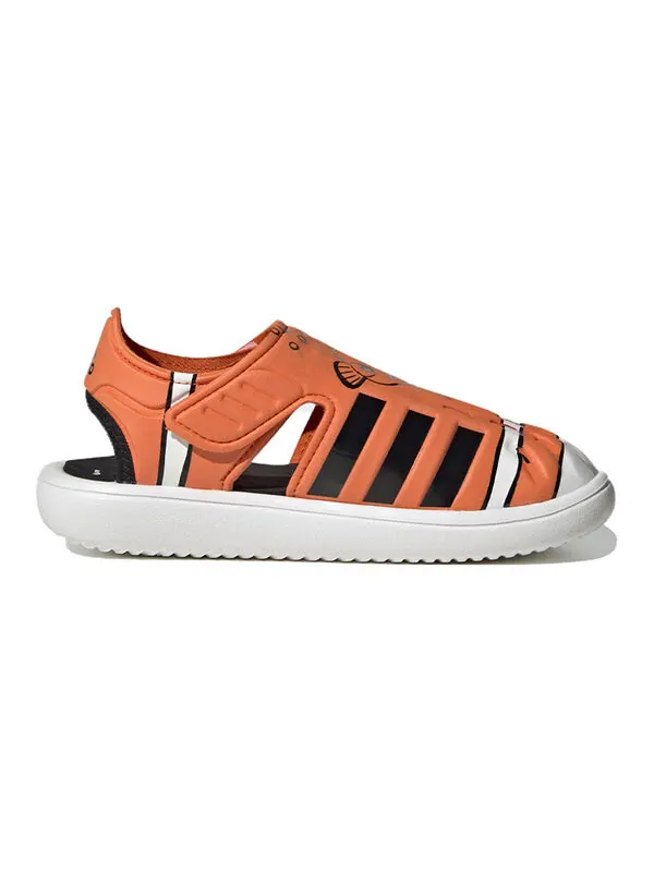 Сандалии disney x summer закрытые водные сандалии Adidas — изображение 2 из 4, оранжевый/черный/белый
