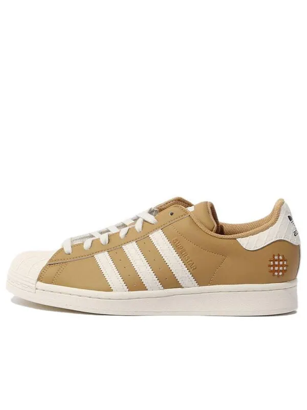 Кроссовки оригиналы суперзвезда Adidas — изображение 1 из 4, коричневый/белый