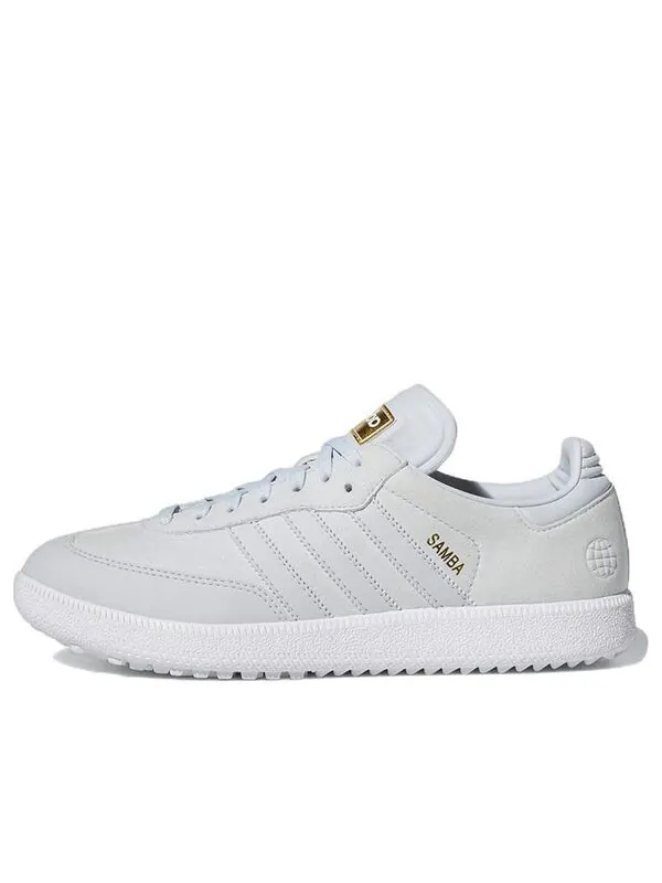 Кроссовки samba spikeless golf se 'halo blue' Adidas — изображение 1 из 4, светлый синий/белый