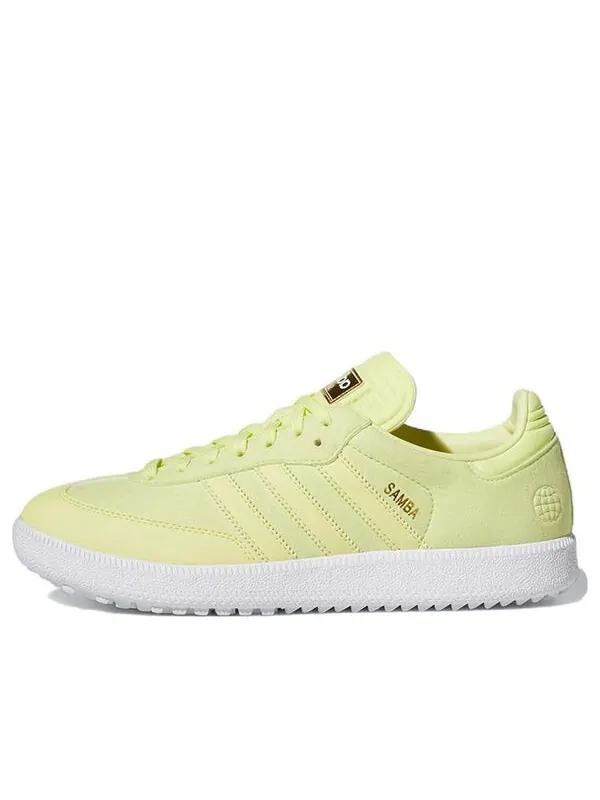 Кроссовки samba spikeless golf se 'pulse yellow' Adidas — изображение 1 из 4, желтый/зеленый