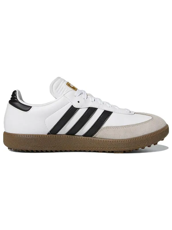 Кроссовки samba og spikeless golf le 'white black gum' Adidas — изображение 2 из 4, белый/черный