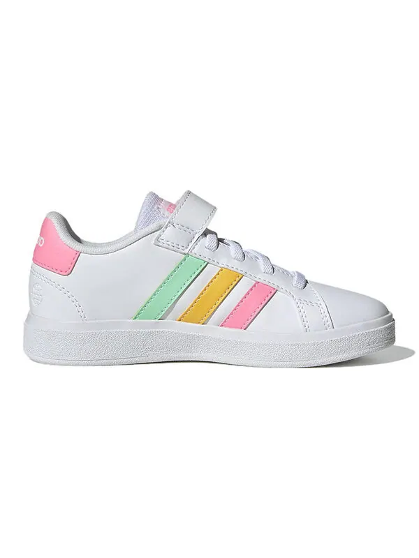 Кроссовки гранд корт 2.0 Adidas — изображение 2 из 4, белый//розовый
