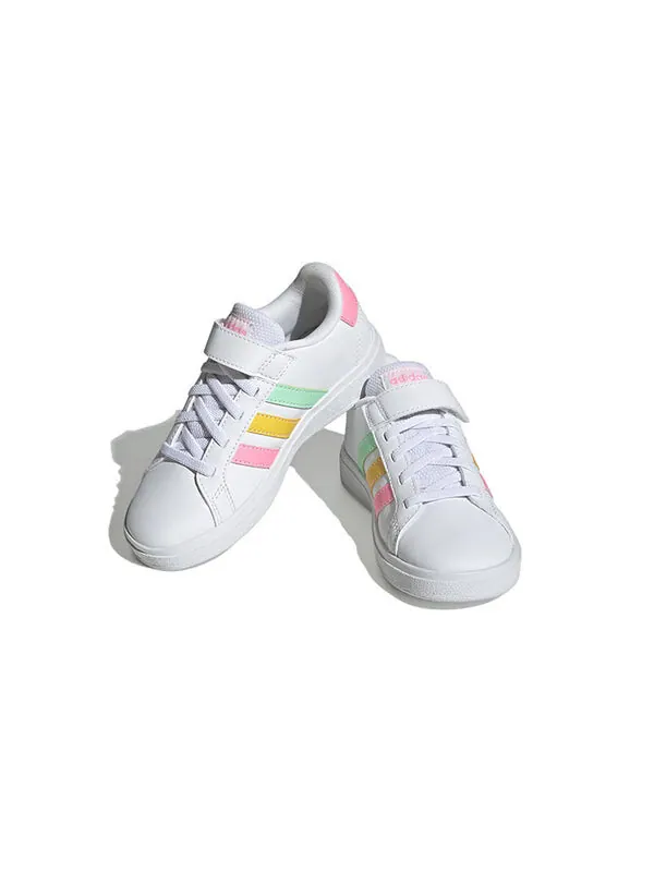 Кроссовки гранд корт 2.0 Adidas — изображение 3 из 4, белый//розовый