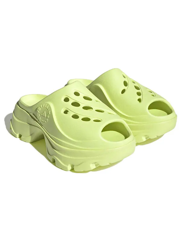 Тапочки от stella mccartney clogs Adidas — изображение 3 из 4, желтый/желтый/желтый