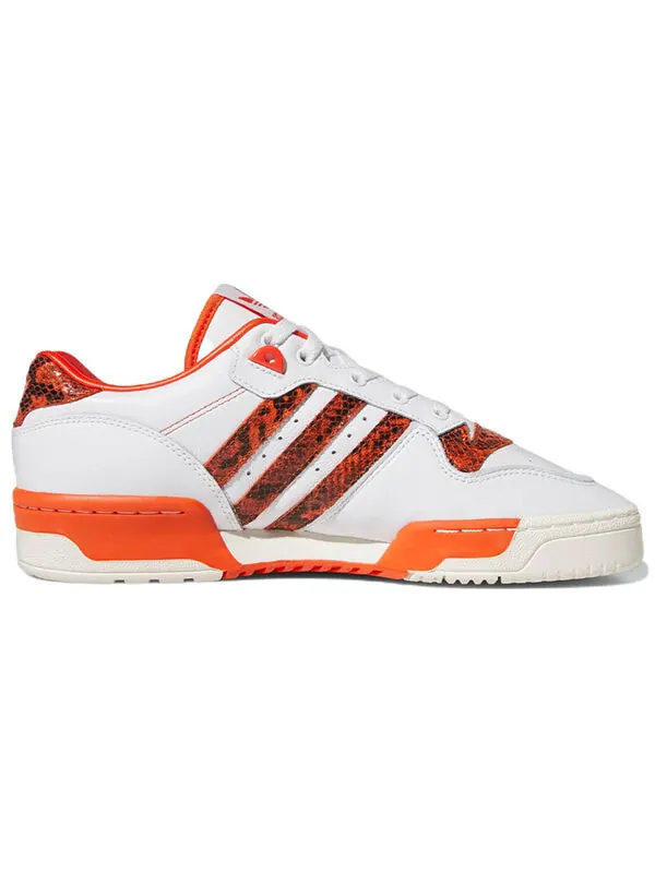 Кроссовки оригиналы соперничество низкие кроссовки Adidas — изображение 2 из 4, белый/оранжевый/белый